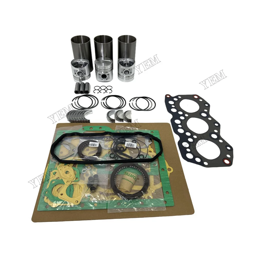 Overhaul Rebuild Kit for Mitsubishi S3E Engine Gasket Bearing Piston Liner Ring