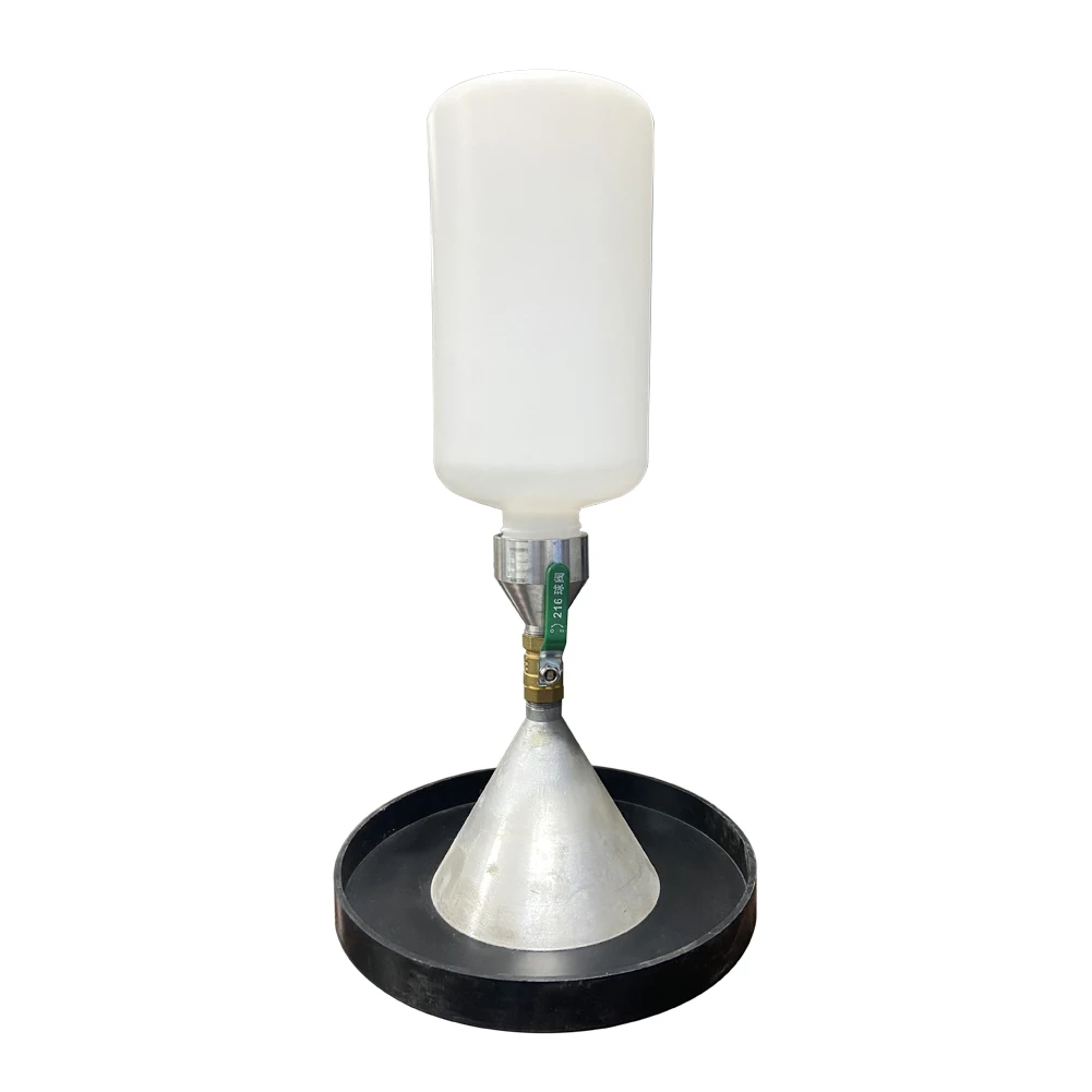 Sand Cone Field Density test Sand Fling Funnel Density Cones Density Apparatus