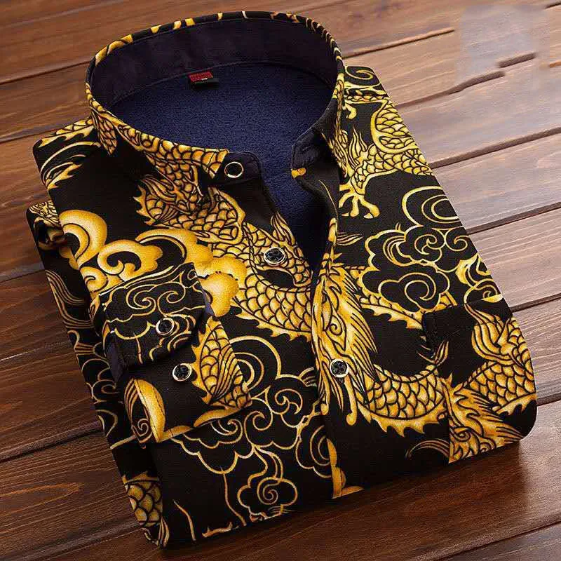 chinese style men's dress shirt Cotton fabric Tang suit shirt