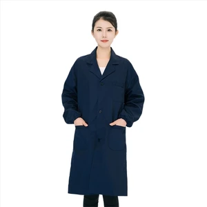 Customized Anti-Static SMS Cotton Coat Overalls Breathable Work Coverall for Food Factory Safety Workshop Comfortable Labor