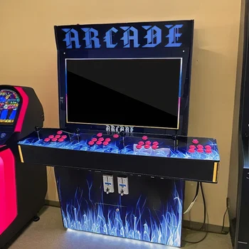 Customized Indoor Fighting Cabinet Game Coin Operated Video Family Arcade in English Spanish Japanese