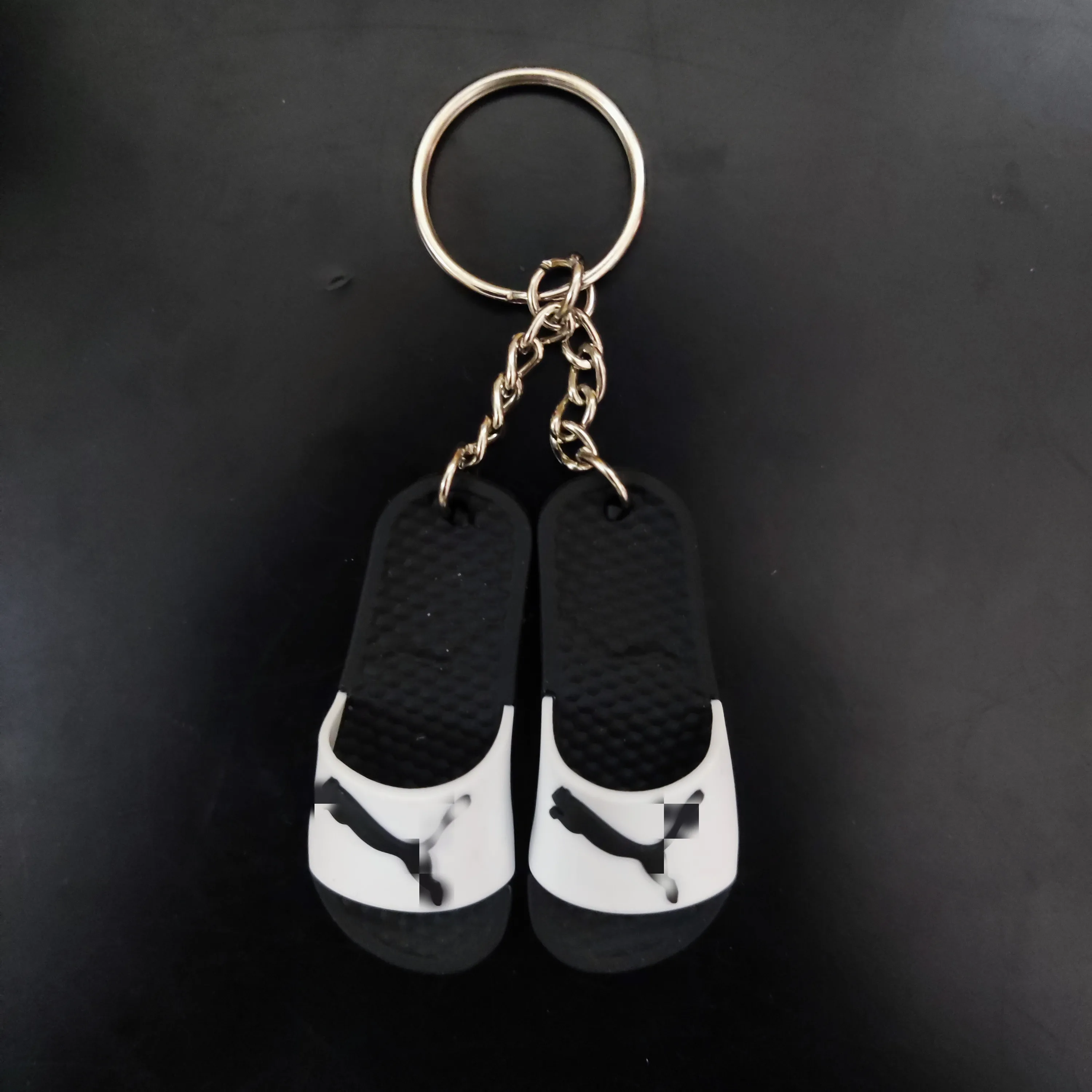 2023 Hot Selling Mini Shoes 3d Slipper Sneaker Keyring Car Key Chain