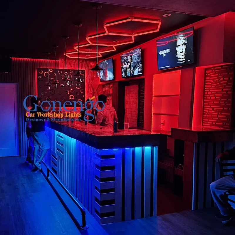DIY Remote Control LED RGB Color Light 380-Light Effects Hexagon Lighting Working Light