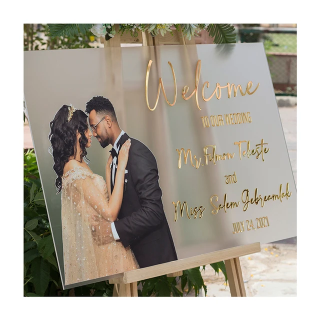 Perspex Wedding Sign Frosted Welcome Acrylic Board Acrylic Signage Wedding
