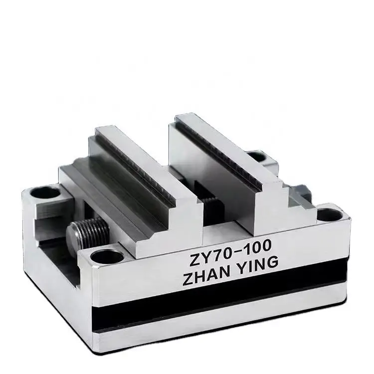 TEBAK Self-centering Vice 4-axis 5-axis Machining Concentric Fixture CNC zero Positioning Flat Mouth