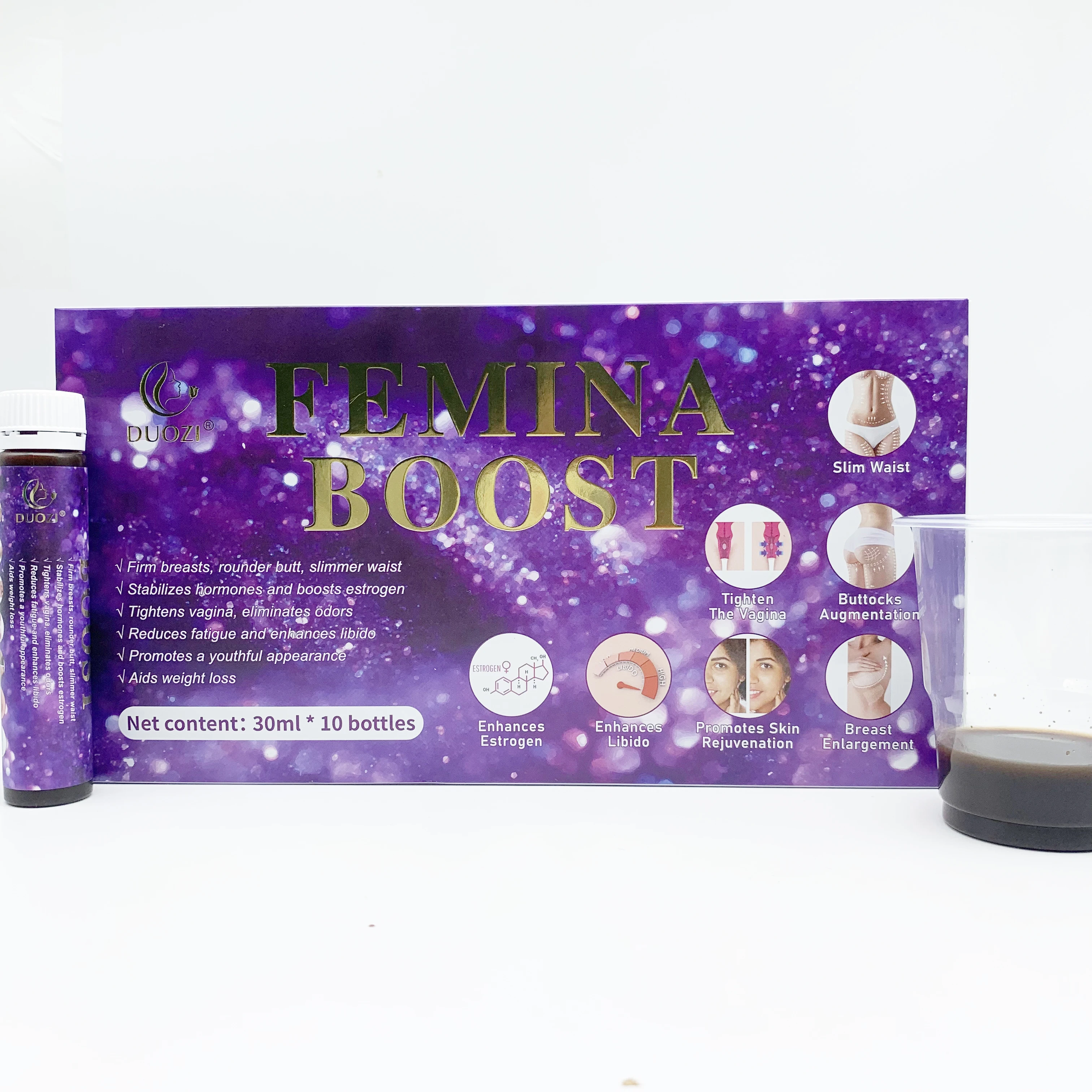 OEM New Product Slim Waist Enhances Estrogen And Libido Promotes Skin  Breast Enlargement Femina Boost Drinks