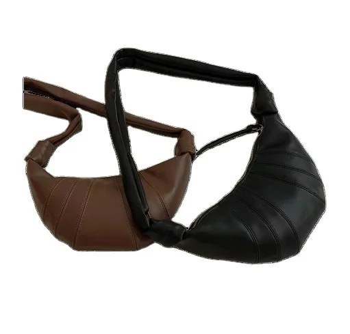 Customizable Dumpling Bag Crescent Crossbody Premium Sense Design Shoulder Cow Horn Bag Saddle Bag