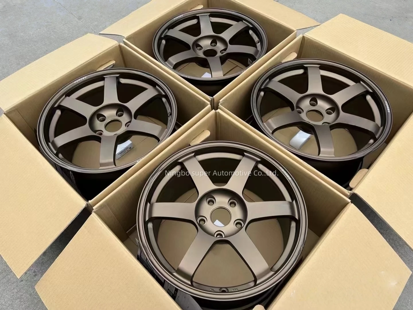 Forgex 18 19 20 Inch Volk Racing JDM Forged Wheels Black Bronze Chrome 5x120 5x114.3 5x112 TE37 Alloy Forged Aluminum Car Rims