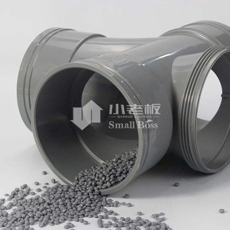China Factory Virgin UPVC CPVC Compound Granules Fitting Pipes Raw Material for Injection Plastic Flexible Rigid PVC