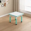 Escritorio de pizarra verde menta + blanco