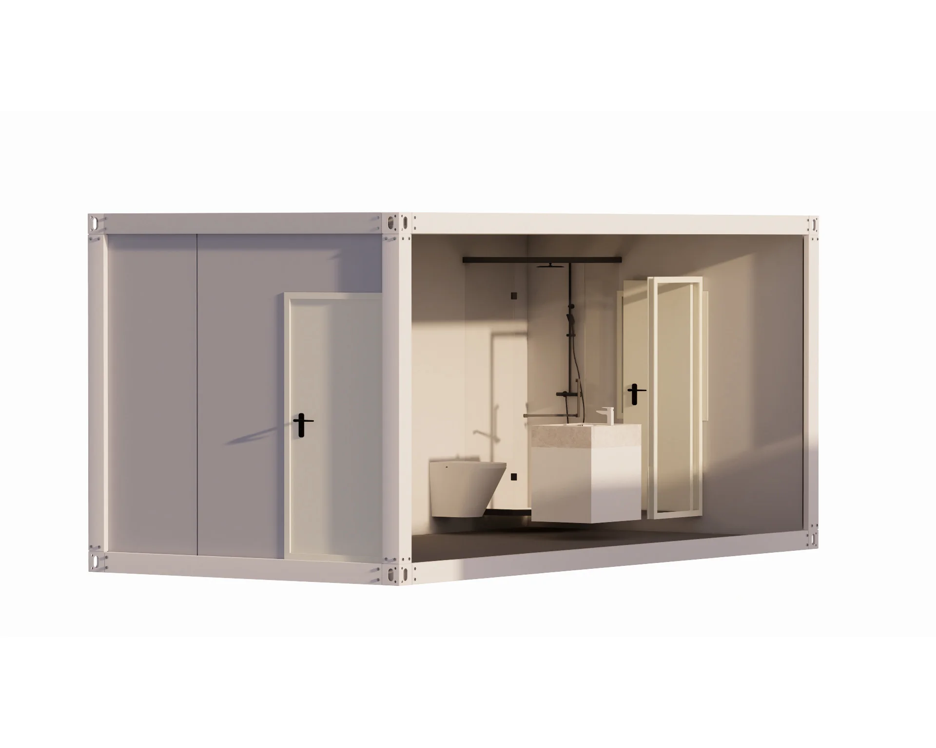 20 Feet Portable Shipping Container Retail Store Prefab Container Store ...
