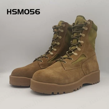 CR,anti-shock Durable Rubber Outsole military Boots Anti-smash Coyote Color Tactical Boots Popular in Chile HSM056