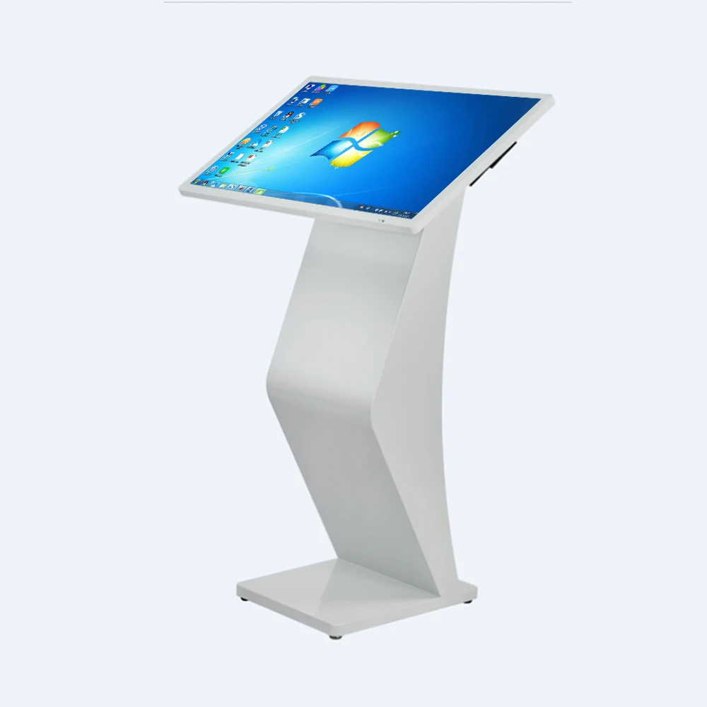 Kiosk bảng hiệu kỹ thuật số kiểu mới, chân đế sàn, màn hình cảm ứng, thiết bị quảng cáo kỹ thuật số cho thiết bị thông minh