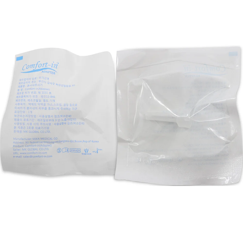 Пистолет для мезотерапии, стерильная игла, адаптер, распылитель, иглы с гиалуроновой кислотой, 0,3 мл, 0,5 мл, ампульная головка для ампульной гиалуроновой ручки