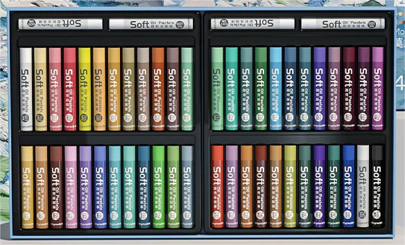 Супер Мягкий тяжелый цветной набор палочек для масляной живописи безопасный нетоксичный студенческий граффити красочный Стик 24/36/48 цвета мягкие мелки