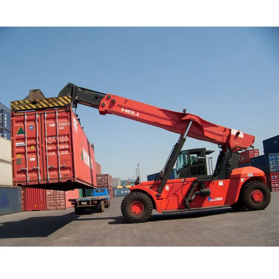 Good Performance Power Reach Stacker Heli 45Ton Container Reach Stacker
