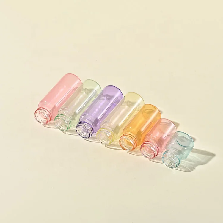 NEW 5ml 10ml 15ml 20ml Serum Cosmetic Packaging Transparent Flat Shoulder Empty Repair Essential Oil Glass Dropper Bottle