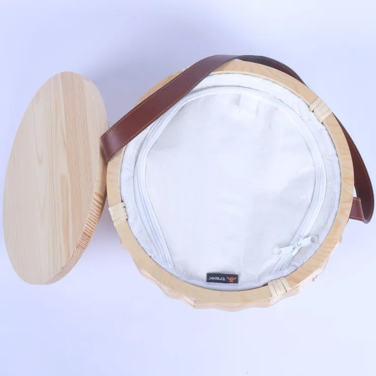 Wicker Insulated Picnic Basket With Handle Picnic Basket Cooler Round