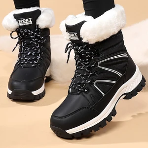 Hot-selling Snow Boots Lightweight Mid-calf Thick-soled Women's Winter Warm Comfortable and Fashionable Boots
