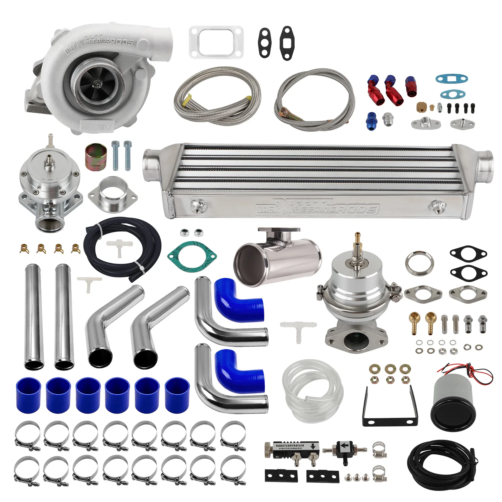 Maxpeedingrods Universal T04e T3 T4 Turbo Kit 350hp Wastegate ...