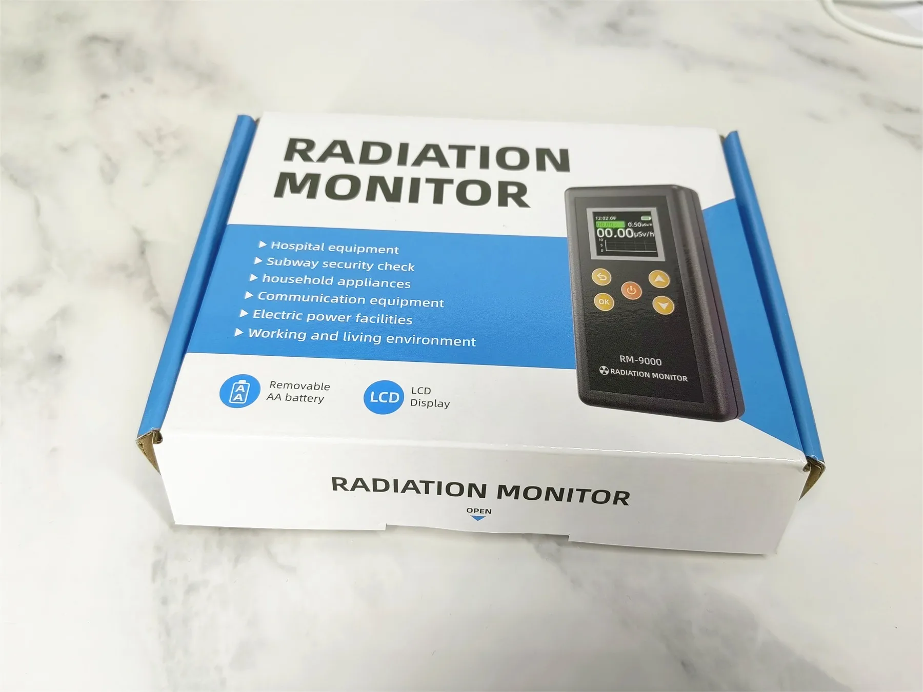 Smart Portable Personal Nuclear X Ray Y Ray Beta UVC Detector Gamma Radiation Dosimeter Monitor Radiation Tester With Alarm