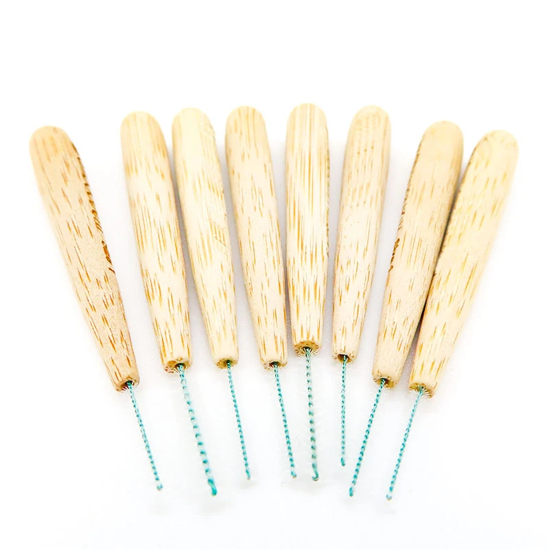 Средняя бамбуковая мягкая микро зубная щетка mao Ортодонтическая зубная межзубная щетка