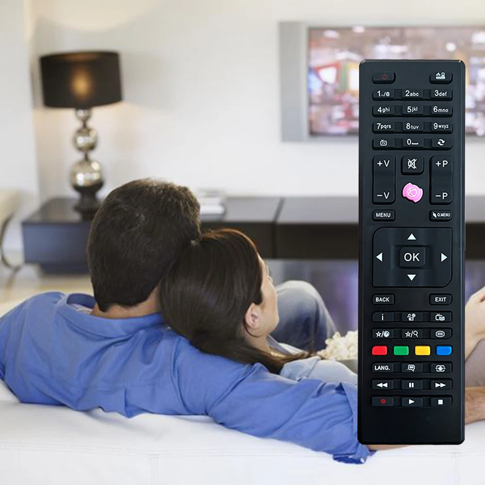 Universal RC4870 RC4875 TV Remote Control for CELCUS/Bush/Polaroid/Digihome/Logik/VESTEL/JMB/JVC/Telefunken TV, No Setup