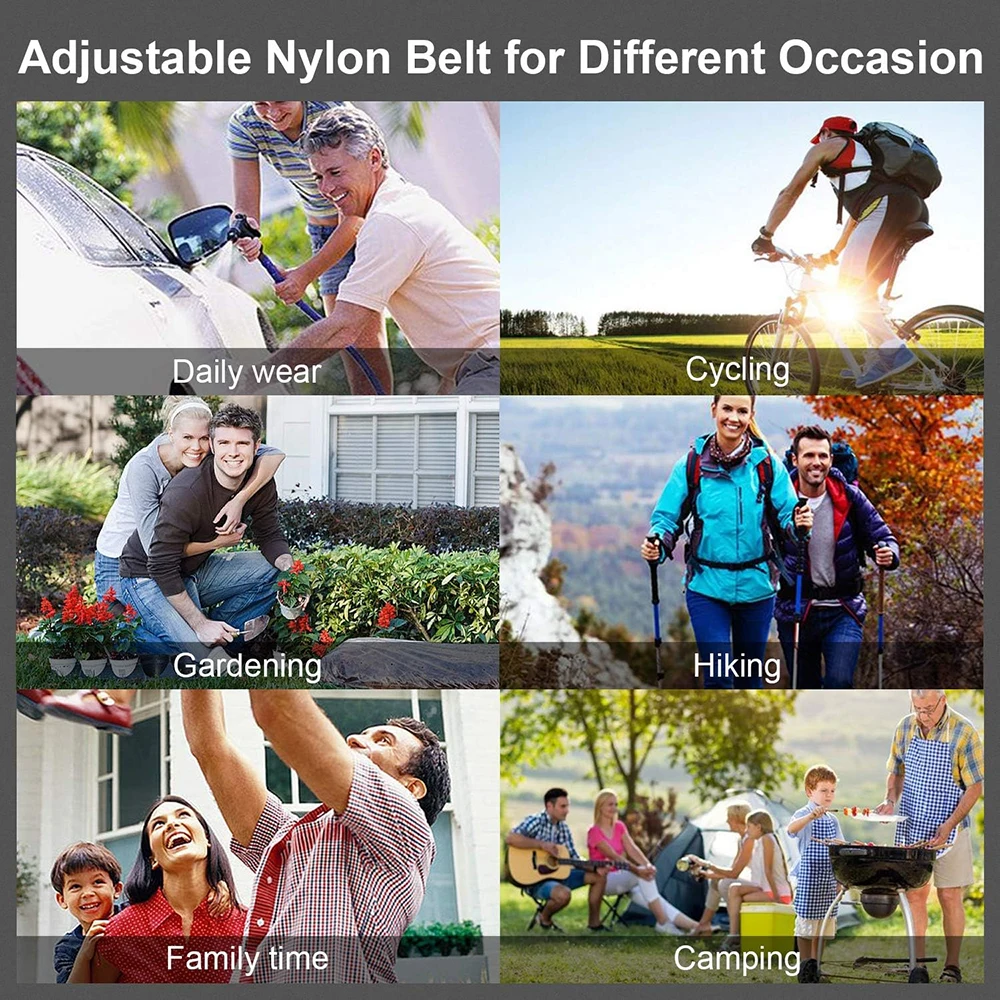 Tactical Heavy Duty Reinforced Nylon Belt for Men Adjustable Webbing Strap with Metal Buckle Tactical Belts