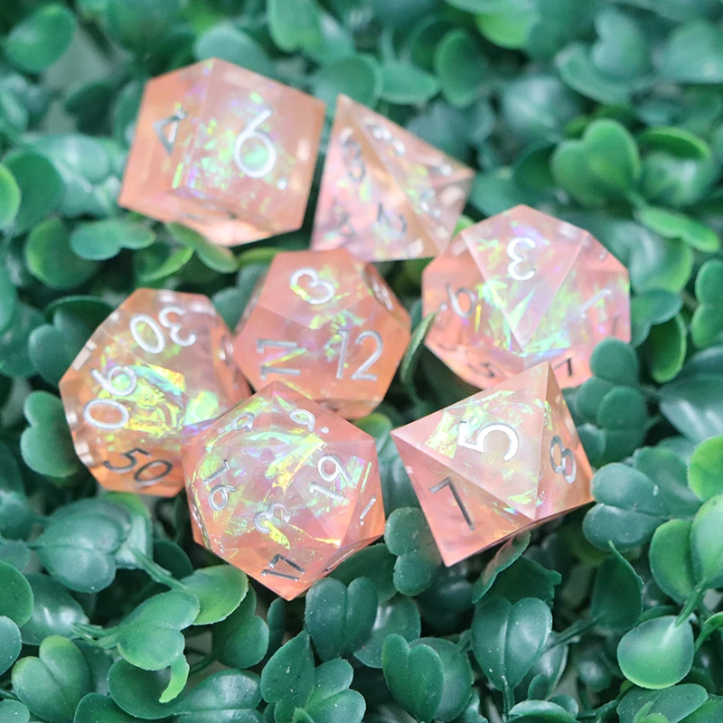 Custom 16mm Polyhedral Resin Dice Set for Dnd RPG Handmade Dnd RPG Accessories manufacture