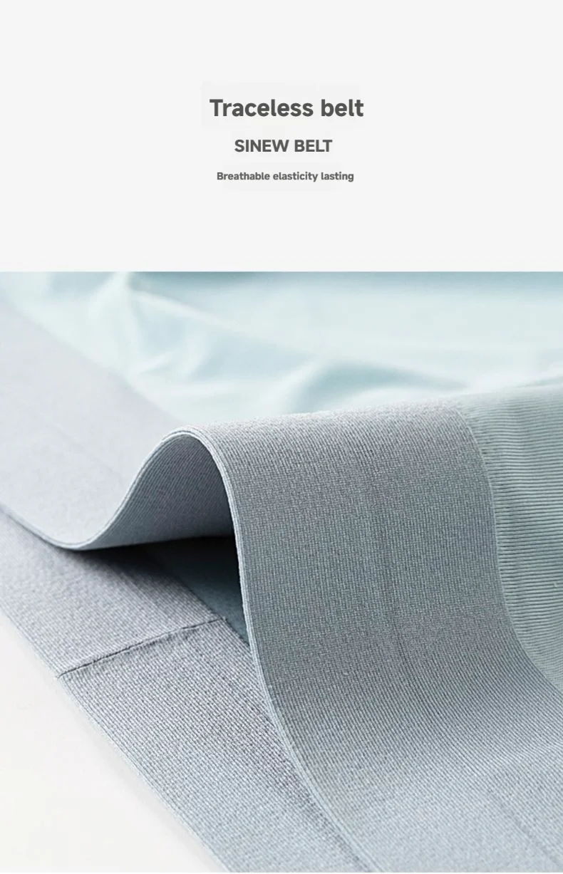 New Arrival Men's Underwear Breathable  Antibacterial Ice Silk Men's Boxer Briefs Nylon Men's Underpants Custom OEM Supplier