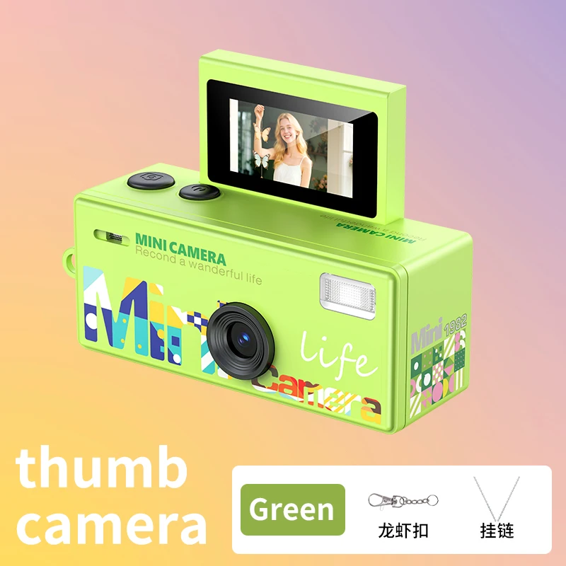 LK-030 Retro Miniature Compact Thumb Camera - Pocket Campus Outdoor Video Camera - Perfect for Taking Photos on the Go