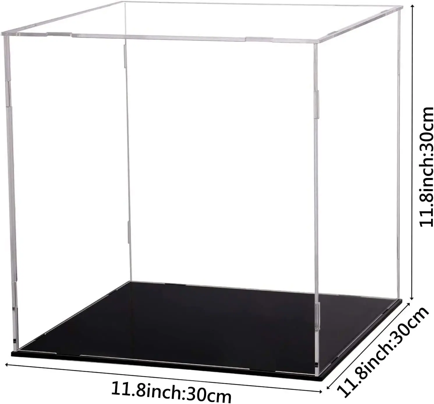 Display Case for Collectibles Assemble Clear Acrylic Box Alternative Glass Case for Display Action Figures Home Storage