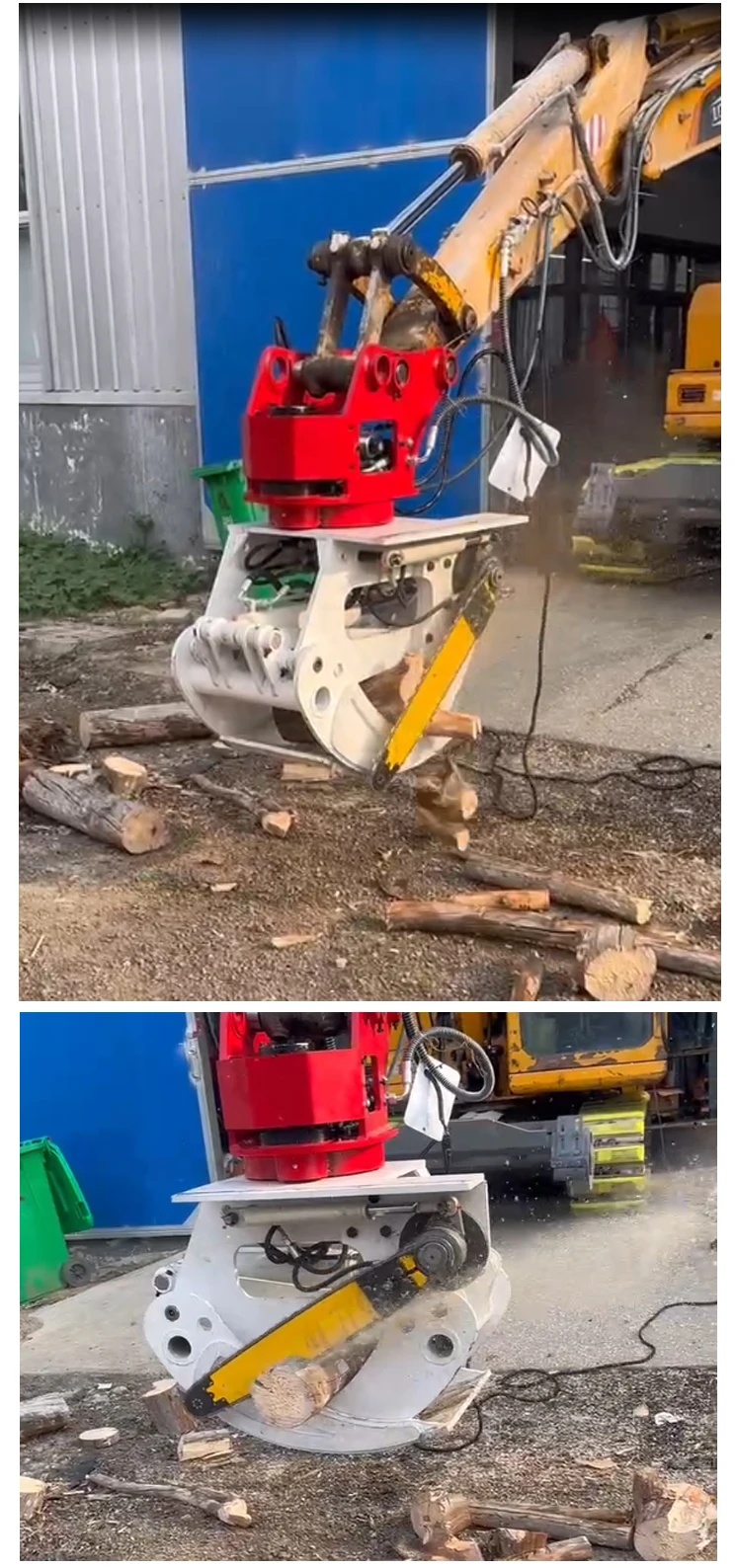 Excavator Grapple Wood Grapple With Saw For Excavator - Buy Forestry ...