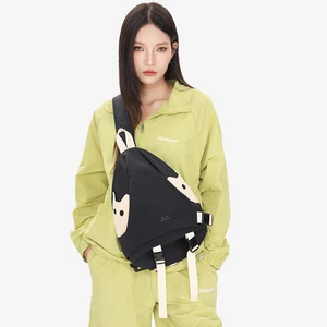 NOXXON Sling Bag Large Capacity Waterproof Nylon Crossbody Shoulder Bag Ladies Fanny Chest Bag with Adjustable Strap