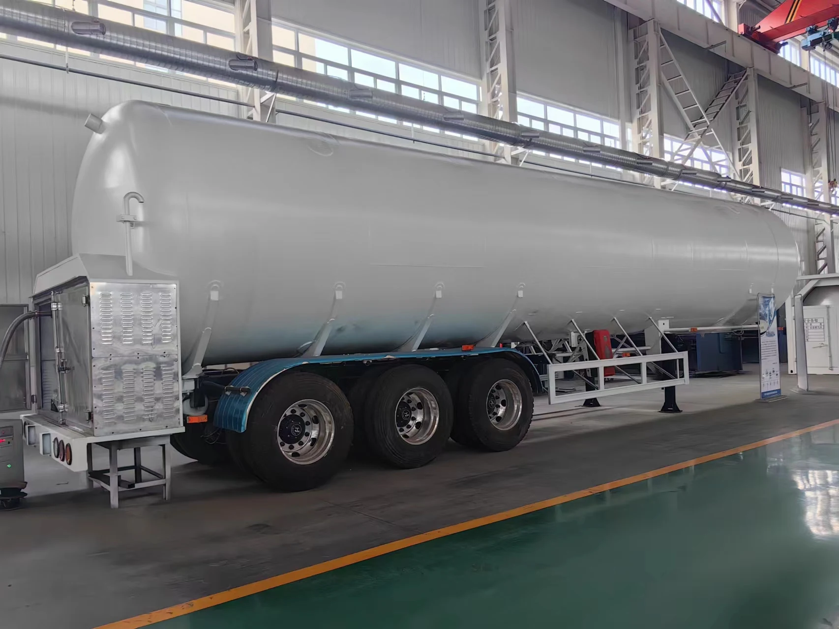 Liquid Co2 Tanker 3 Axles Trailer Co2 Tank Trailer for Sale