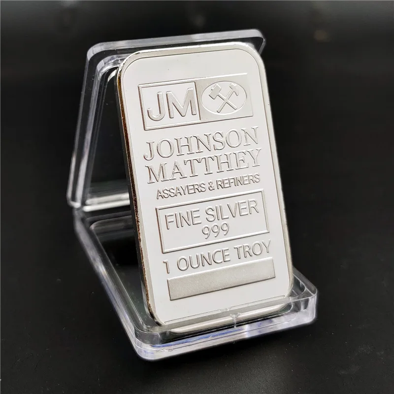 UK 1 Ounce Troy Silver Plated Collectibles Coin Replica 1 OZ Find Clad 9999  JM Johnson Matthey American Silver Bullion Bars| Alibaba.com