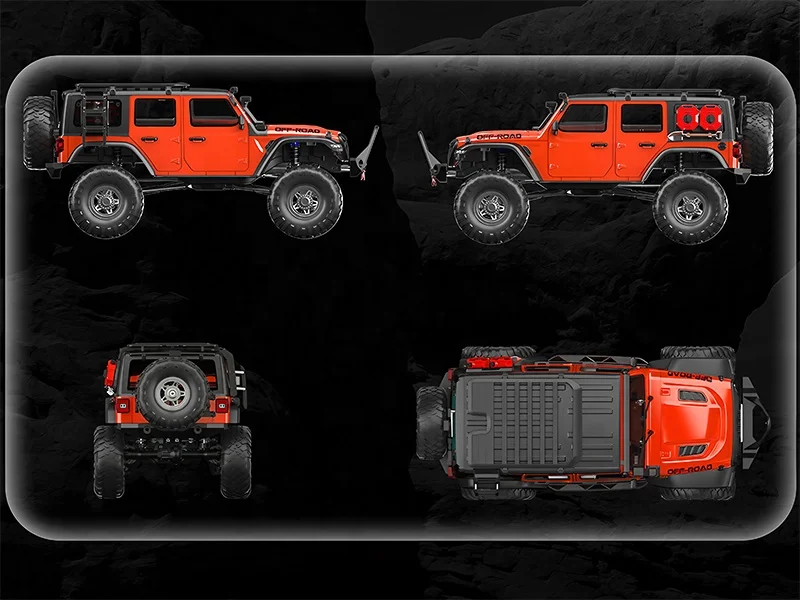 HB Toys R1011 R1013 18km/h 1:10スケール荒野RUBICONオフロードビッグ