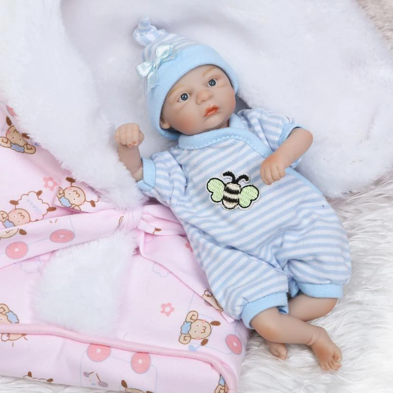 20cm 8 Inch Pinky Mini Reborn Baby Palm Dolls Xmas Birthday Present ...