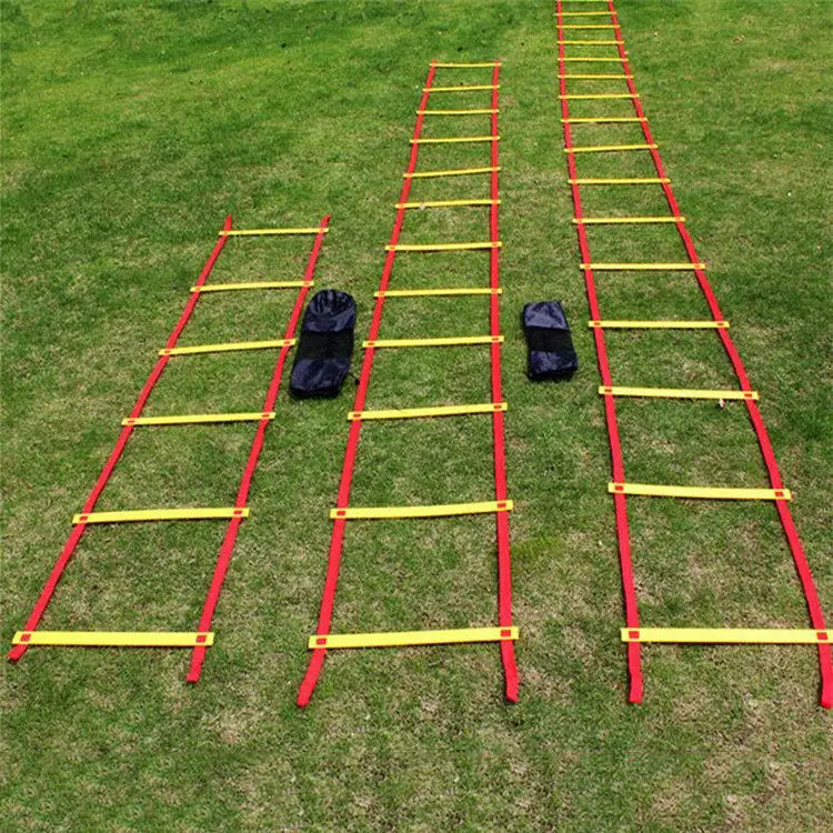 Adjustable Training Speed Ladder Agility Ladder With Black Carry Bag