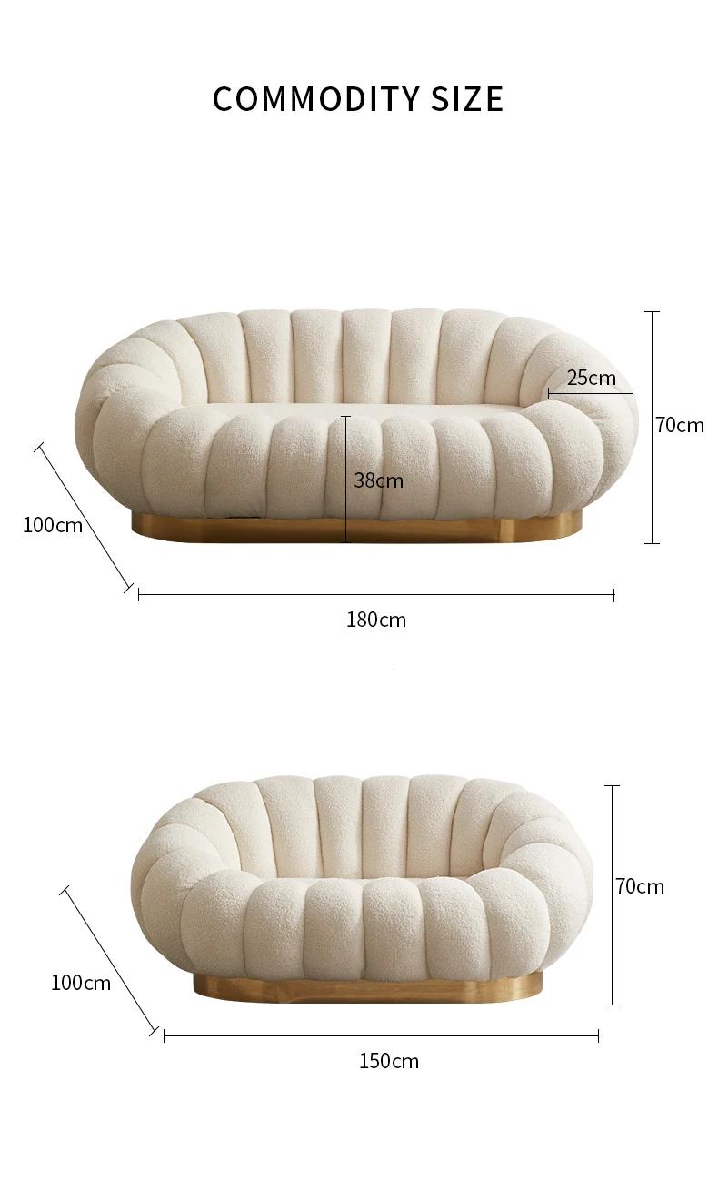 Lazy Pumpkin Sofa Double Pumpkin Living Room Bedroom Beauty Salon ...