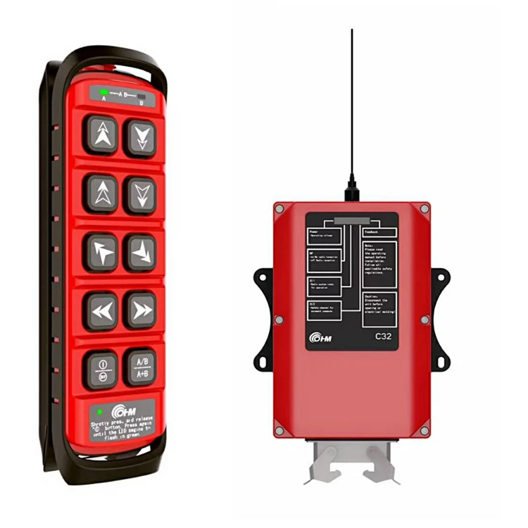 Professional Industrial Crane Control Joystick Transmitter Receiver Wireless Radio Remote Control