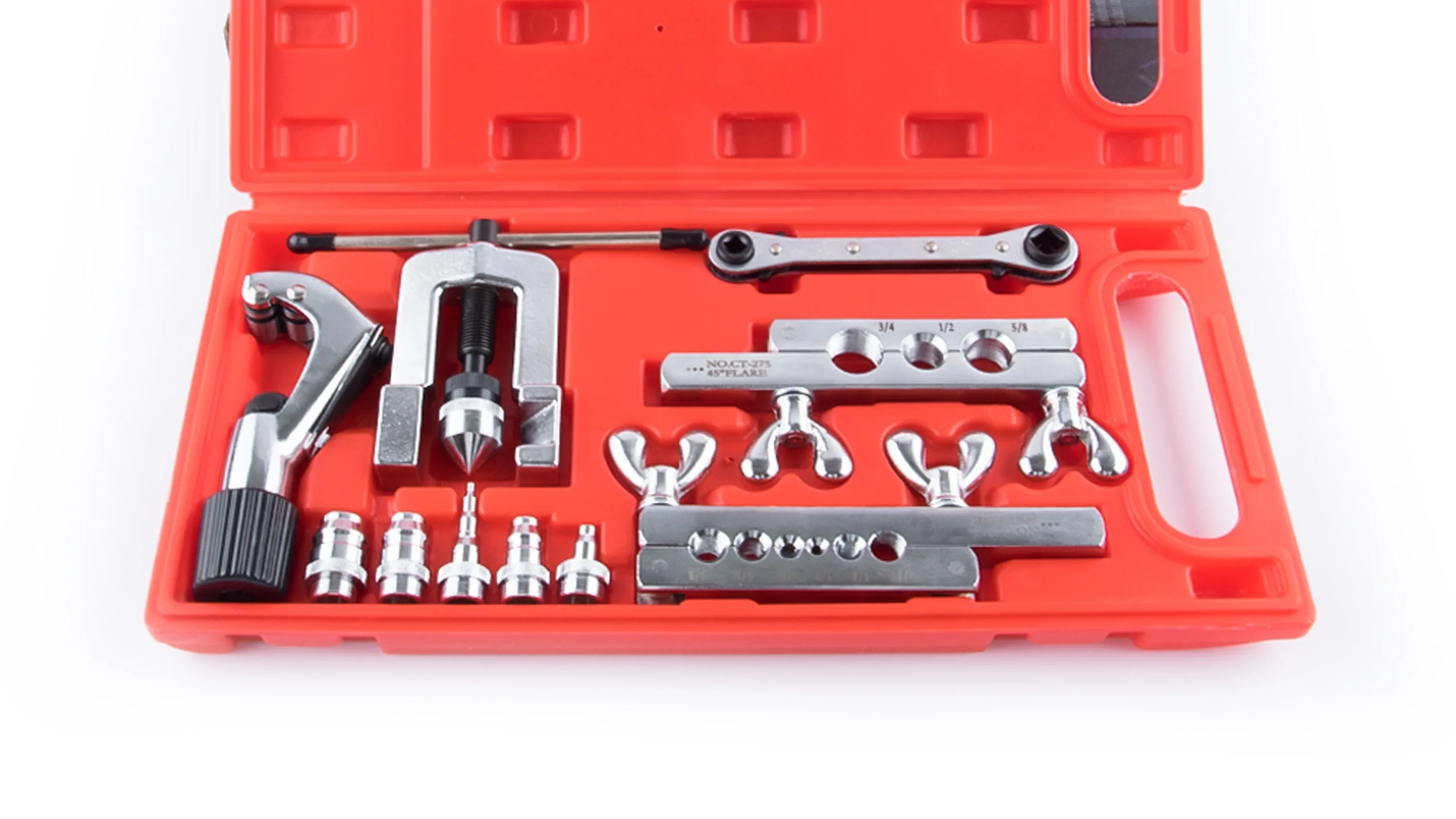 Hvac Air Conditioning Flaring Tool Set And Swaging Refrigeration Ac