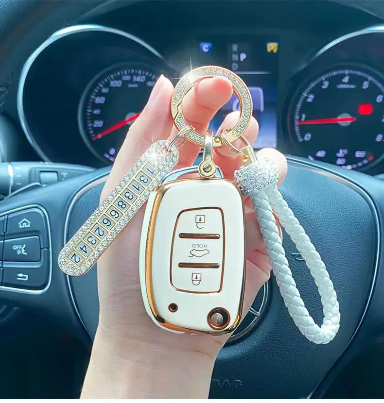 Custodia Per Chiavi Per Auto Custodia Per Copertura Completa Remota Per Cadillac Escalade CTS ATS SRX BLS STS CT4 CT5 CT6 EXT XTS XT4 XT5 XT6 SLS SLR XLR - Foto 8