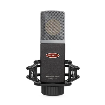 BAIFEILI V5 Large Diaphragm professional studio recording equipment condenser microphone for sound card  singing game Tiktok