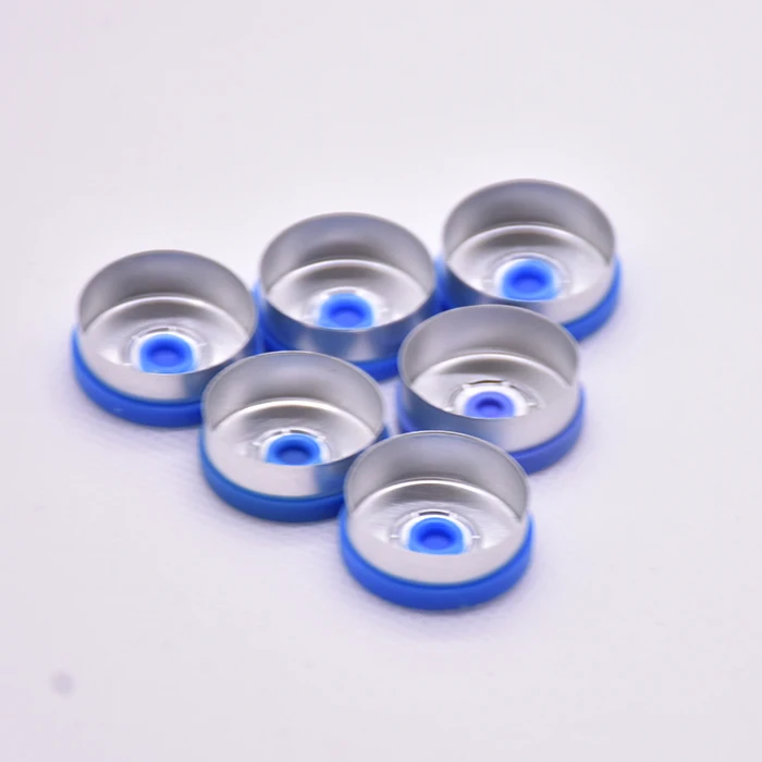 
20 мм, синие медицинские гладкие алюминиевые пластиковые крышки, крышки, производитель уплотнений 