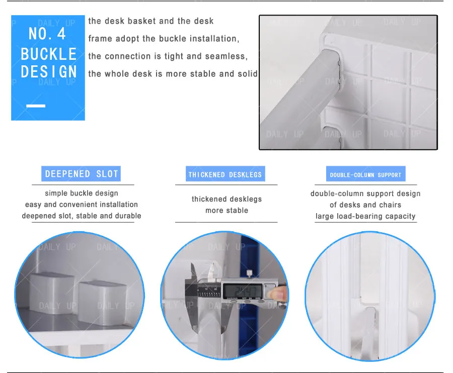 Adjustable School Desk And Chair Set Classroom Kids Reading Table And Chair For Student Primary School Reading Room