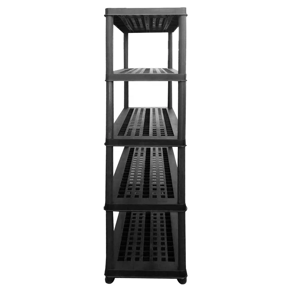 5 Tier Plastic Shelf Shelving Shelves Rack Racking Plastic Garage