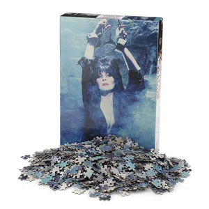 OEM Custom Logo Pattern Elvira Mistress Of The Dark Printing Jigsaw Puzzle 1000 Pieces Jigsaw Puzzles