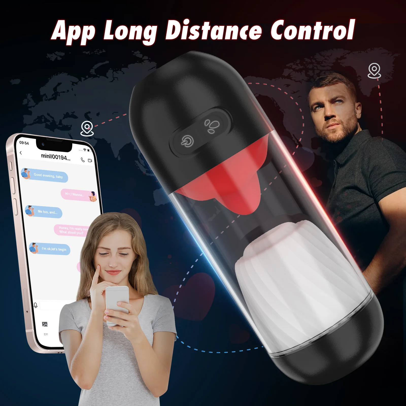 Masturbateur masculin jouet automatique avion tasse app contrôle langue électrique formation tasse hommes jouets sexuels