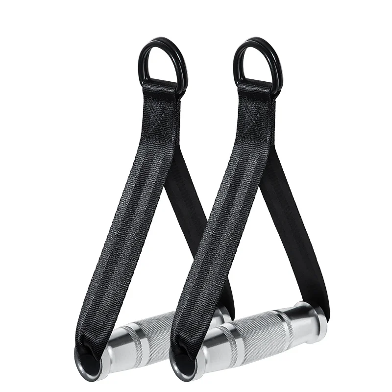 Wholesale Custom Logo Resistance Bands Exercise Hand Grips Fitness Accessories Pulley Gym Exercise Grip Handle